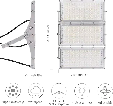 Padel court lighting